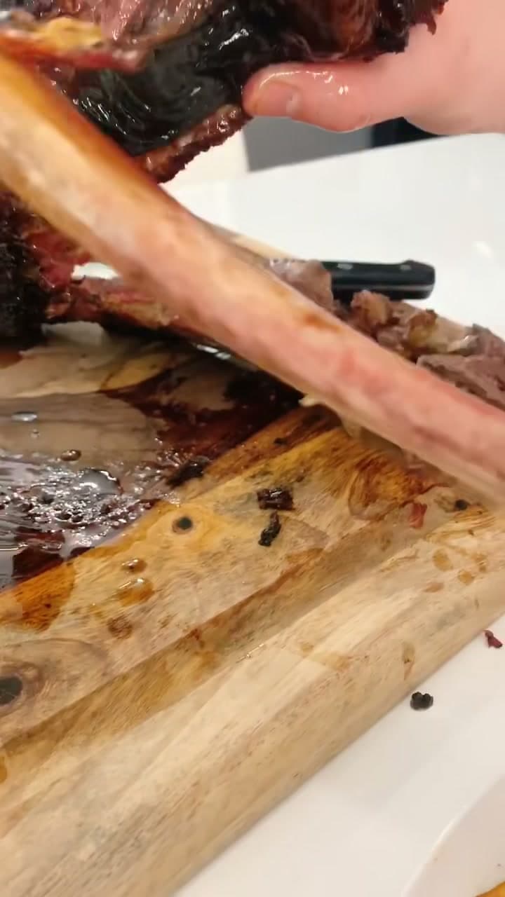 Beef Short Ribs Slow Smoked to Perfection