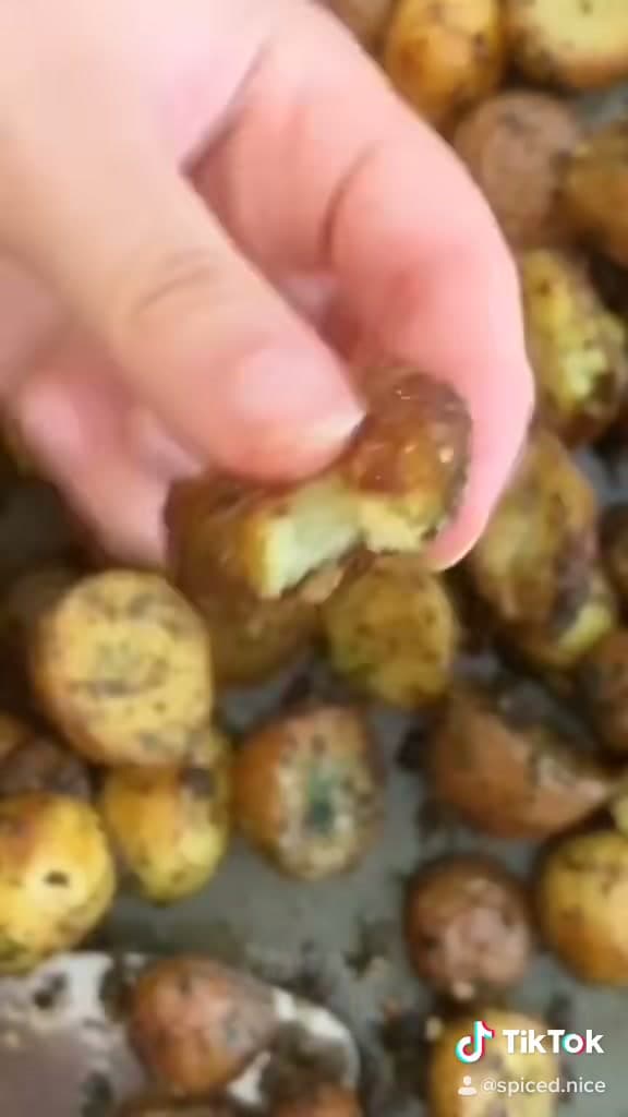 Roasted Garlic and Herb Potatoes