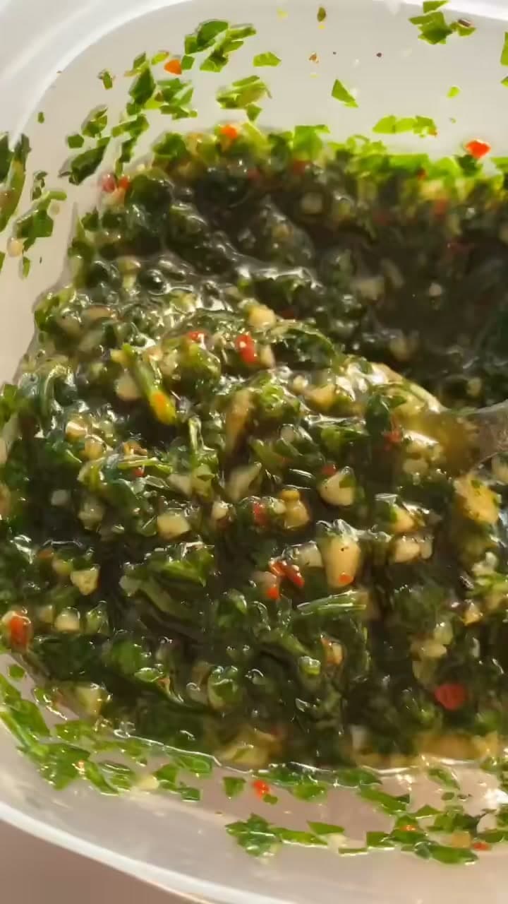 Authentic Hand-Chopped Chimichurri