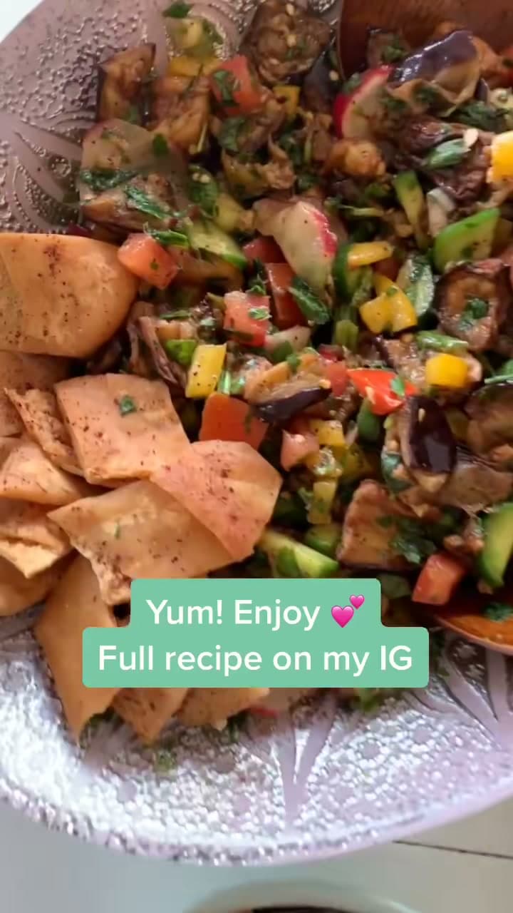 Eggplant Fattoush