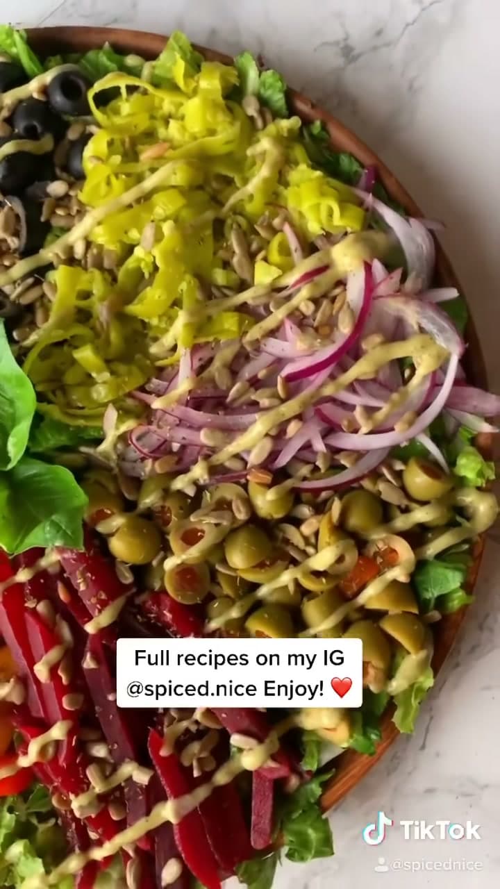 Italian Chopped Salad with Homemade Dressing