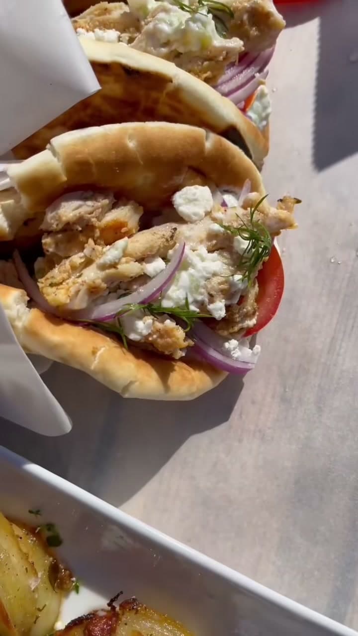 Homemade Chicken Gyros