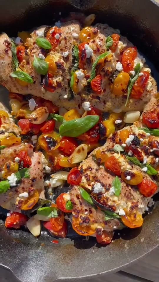 Hasselback Feta Chicken