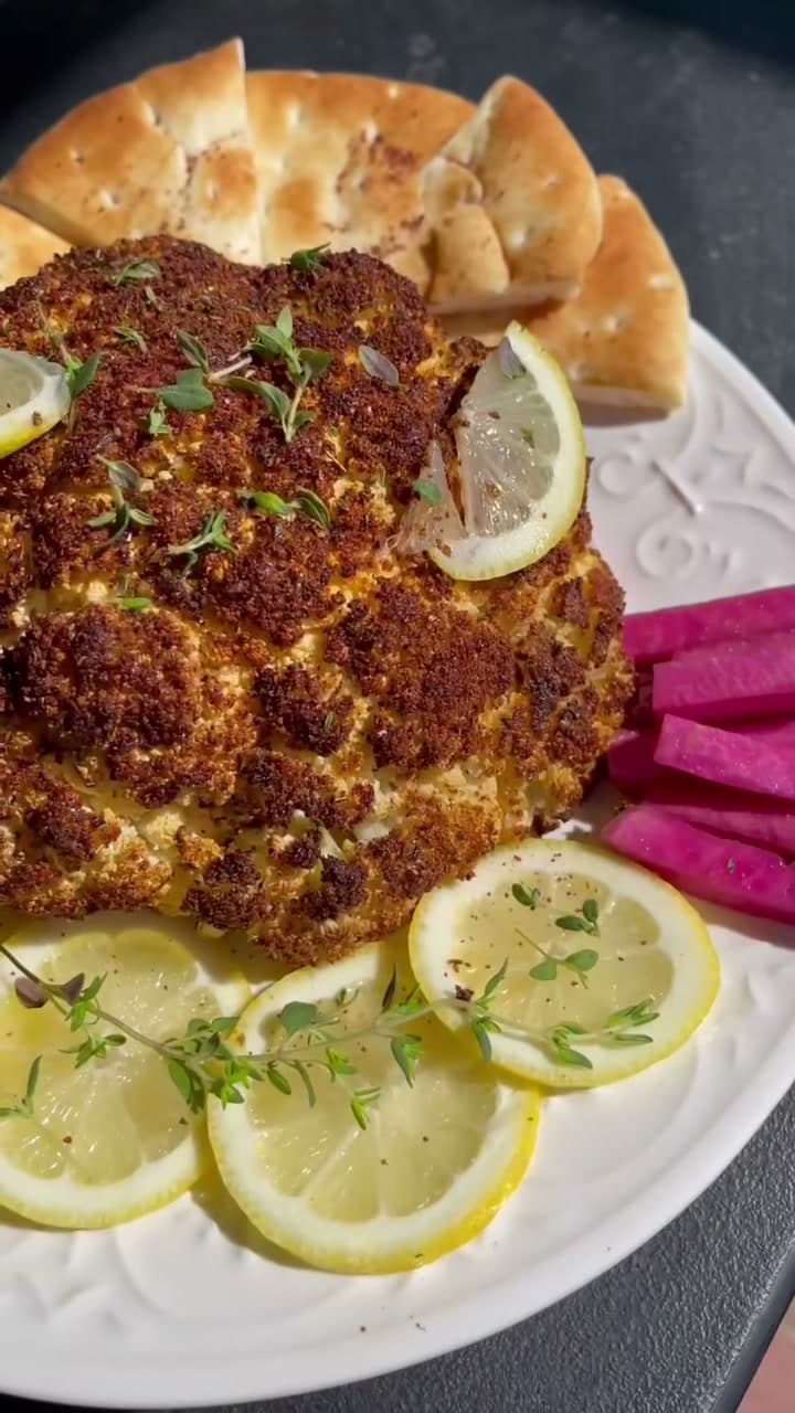 Whole Roasted Cauliflower
