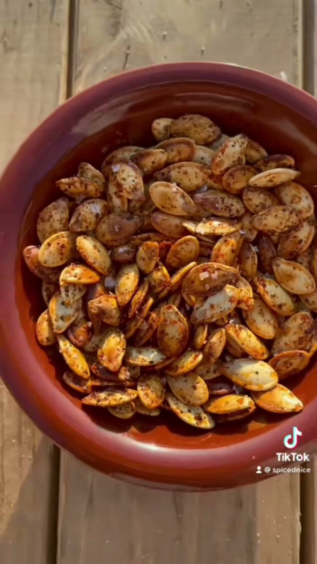 Spicy Roasted Pumpkin Seeds
