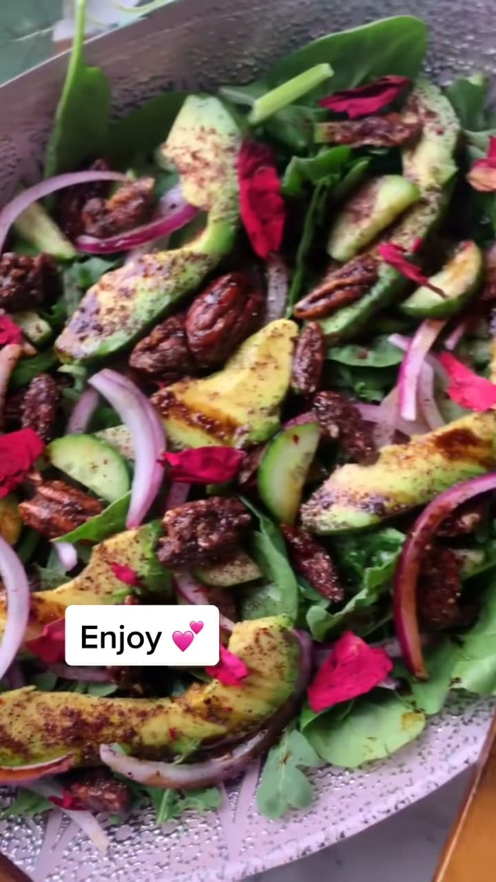 Maple Pecan Avocado Salad