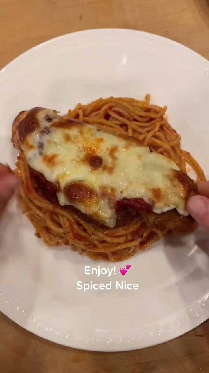 Chicken Parmesan with Spaghetti