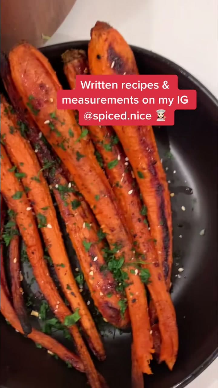 Balsamic Maple Roasted Carrots