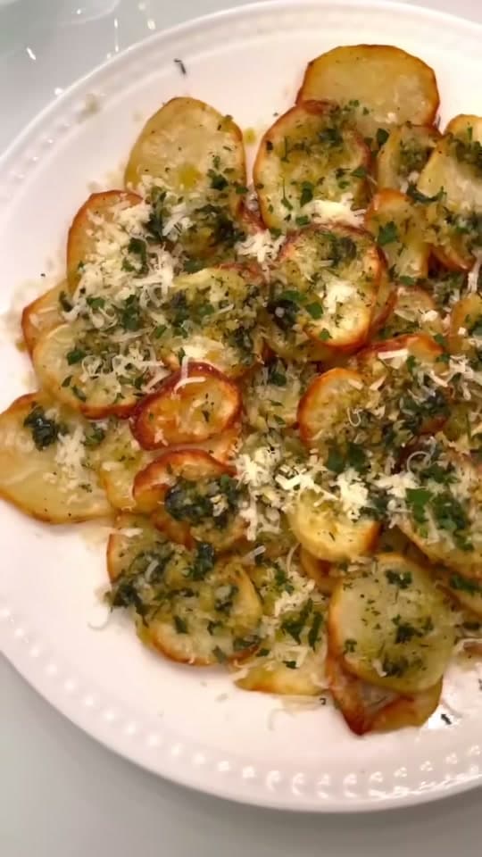 Garlic Parmesan Home Fries