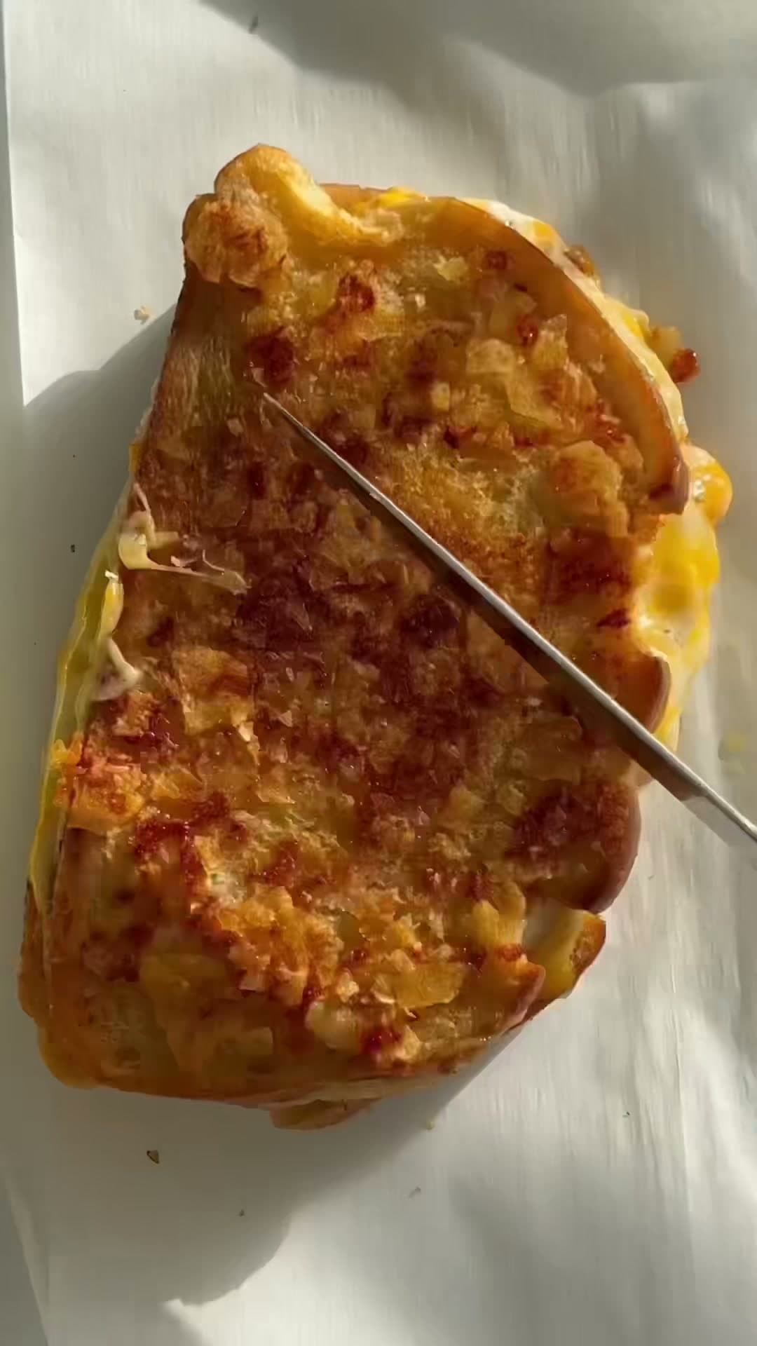 Crispy Potato-Crusted Grilled Cheese