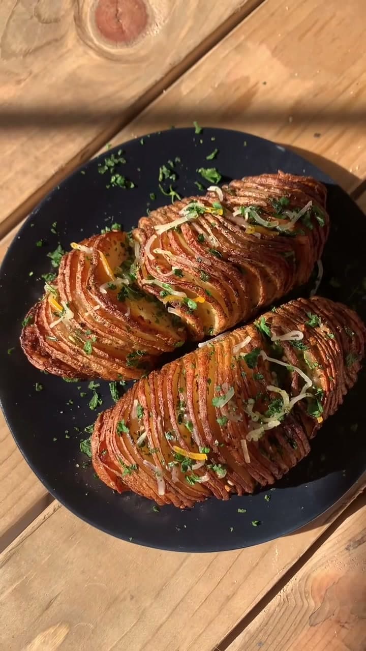Hasselback Potatoes